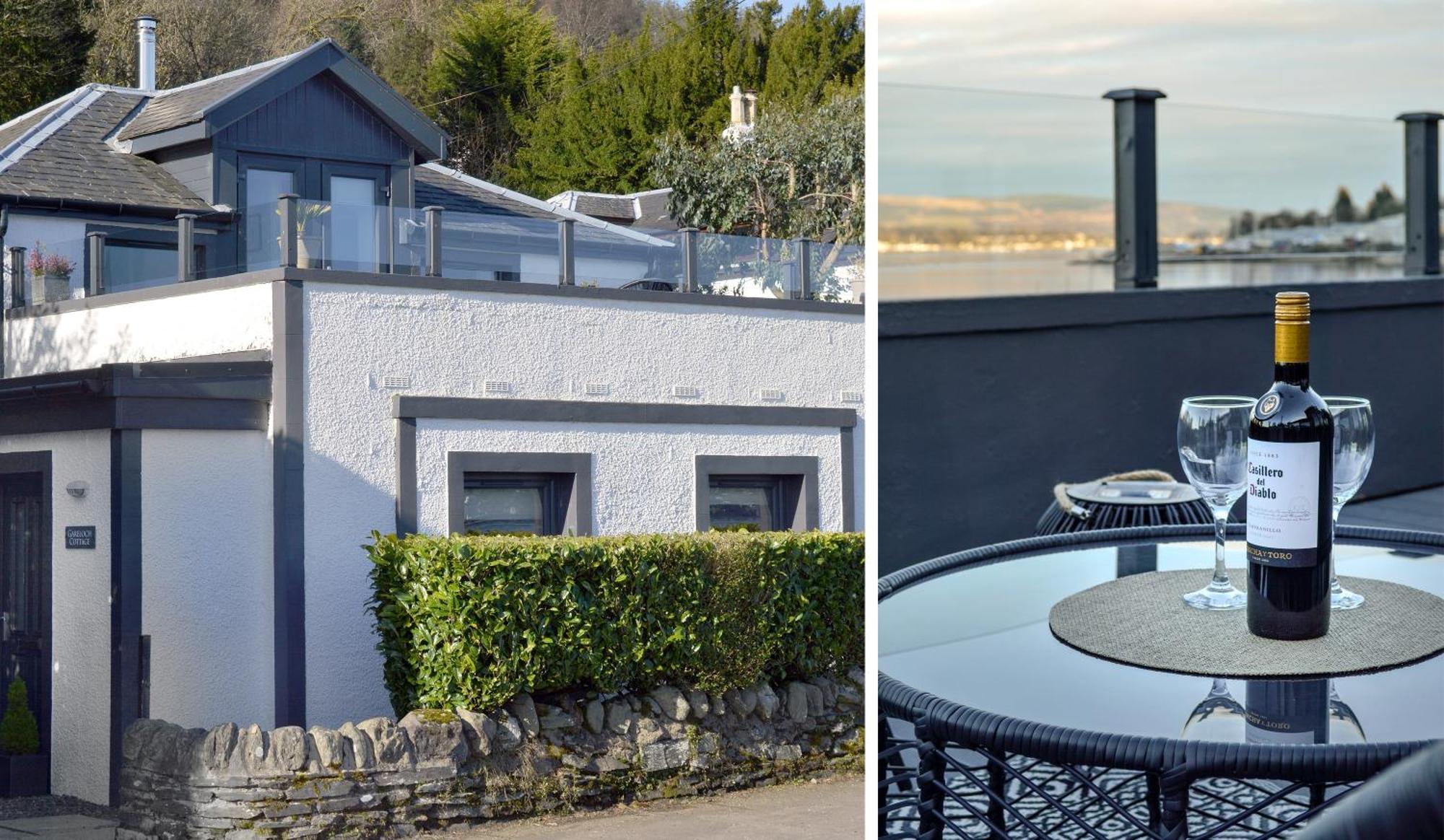 Cosy Lochside Cottage With Mountain And Sea Views Clynder Exterior photo